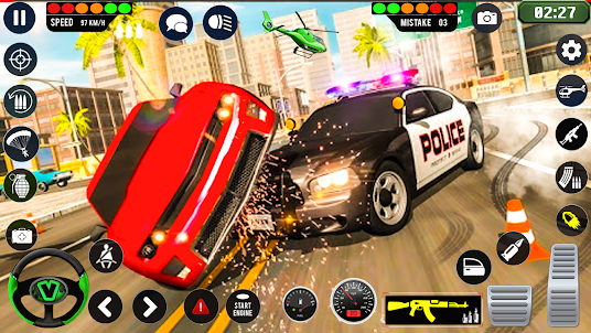 Police Car Games Simulator
