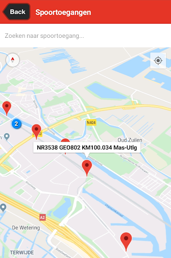 Strukton Rail Work App Screen 3