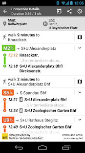 Öffi - Fahrplanauskunft Screenshot