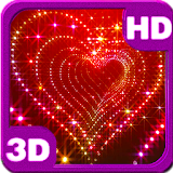 Tunnel Glitter Spark Heart 3D icon