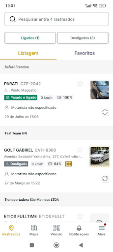 ISEG TRACKER Screen 2