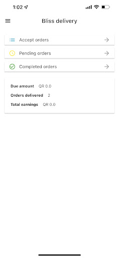Bliss Delivery Screen 3