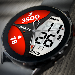 MJ256 Hybrid Watch Face