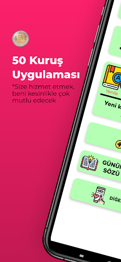 Android application 50 Kuruş screenshort