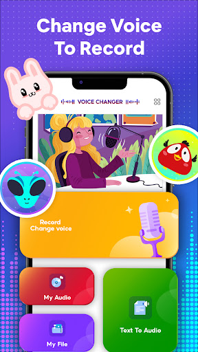 Android application Voice Changer - Voice Effect screenshort