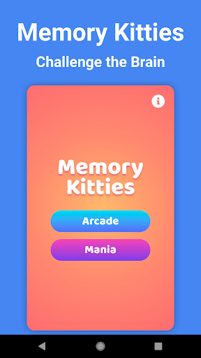 Android application Memory Game Kities screenshort