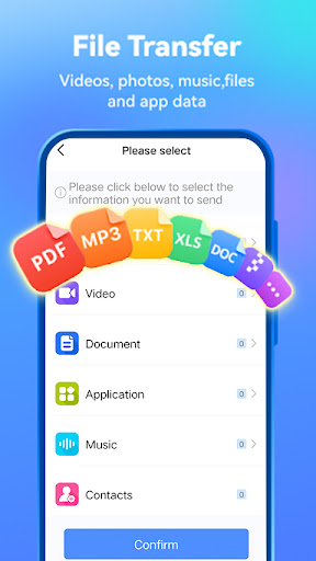 Phone Clone:Data Transfer Screen 2