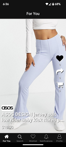 Android application fashionicit screenshort