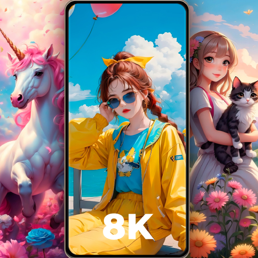 Girly Wallpapers for Girls 8K logo