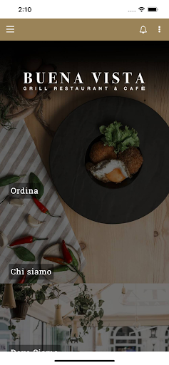 Android application Buena Vista Grill screenshort