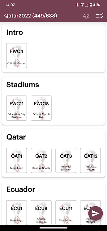 WC Qatar 2022 Panini Stickers - 1.0.05 - (Android)