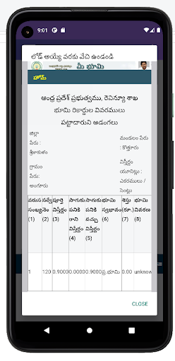 Android application AP Mee Bhoomi మీ భూమి Land ROR screenshort