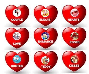 Love chat stickers: Valentine Special LoveStickers Screenshot