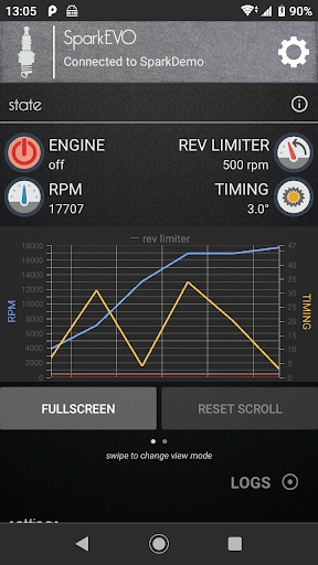 Android application SparkEVO: Smart Ignition Box screenshort