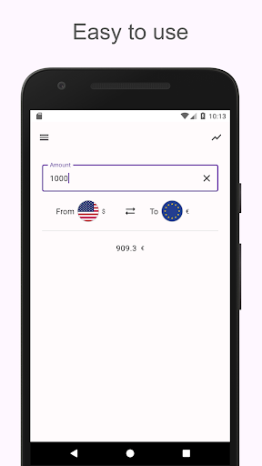 Android application Currency converter screenshort