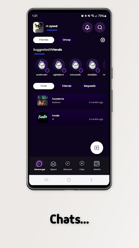 Flarechat Screen 2