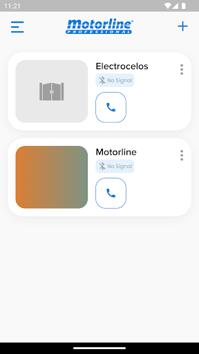 Android application Motorline M200 screenshort