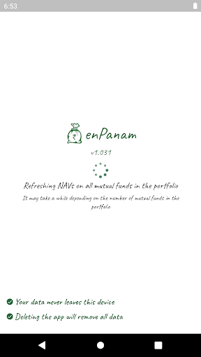 Android application enPanam screenshort