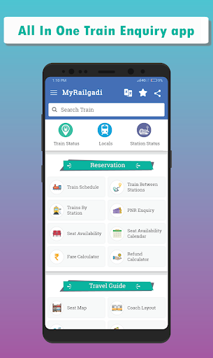 Android application Live Train & Station Status, C screenshort