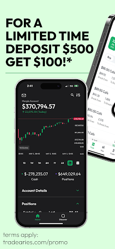 Android application Aries: Investing & Trading screenshort