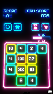 Cyber Puzzle 2048: Match Tiles