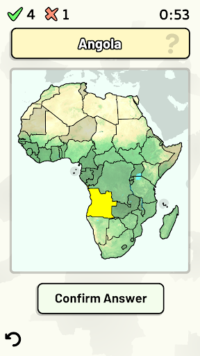 Countries of Africa Quiz 2.1 screenshots 1
