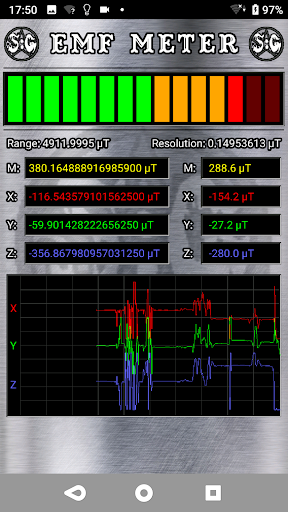 EMF Meter Screen 2