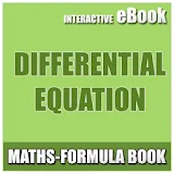 Maths Differential Equation Formula Book icon