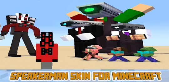 Speakerman skin for minecraft