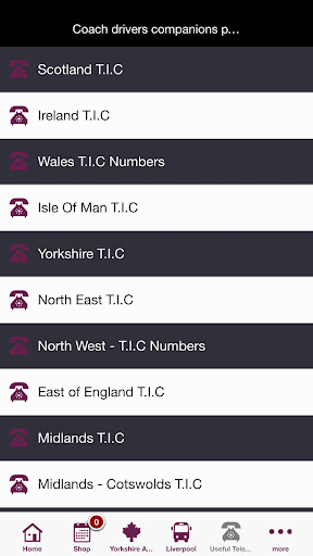 Coach Drivers Companion App
