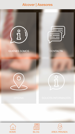 Android application Alcover Asesores screenshort
