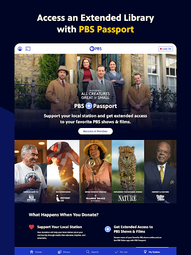 PBS: Watch Live TV Shows screenshot