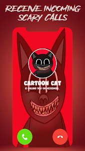 Scary Cartoon Cat Call & Chat