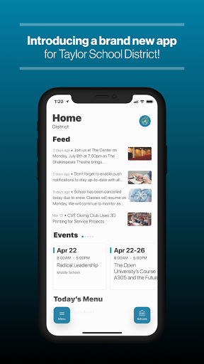 Android application Taylor School District screenshort