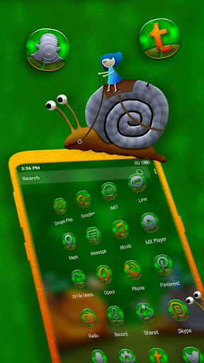 Snail Launcher Theme Screen 3