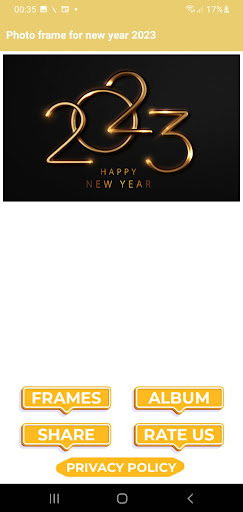 Photo frame for new year 2023 Screen 2