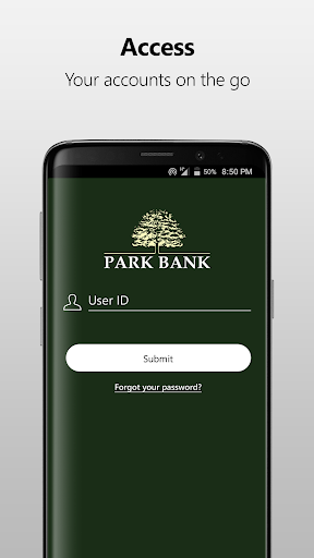 Android application Hello Park Bank screenshort
