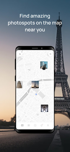 Android application PhotoCopy — photo locations screenshort