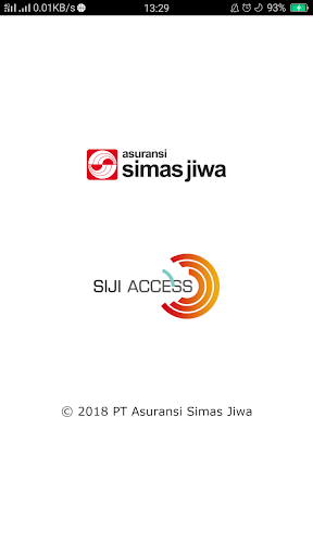 Android application Simas Access screenshort