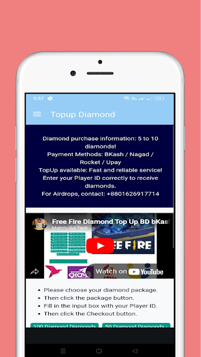 Topup Diamond - FF Topup BD