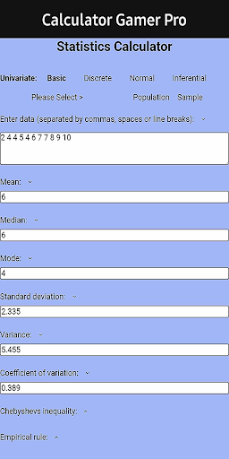 Calculator Gamer Pro Screen 2