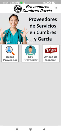 Android application Proveedores Cumbres Garcia screenshort