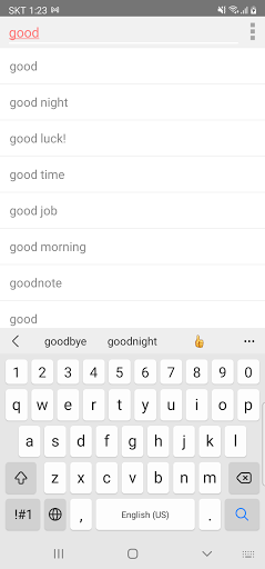 Android application All英语词典2 screenshort
