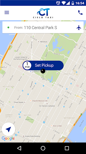 Android application Cielo Taxi screenshort