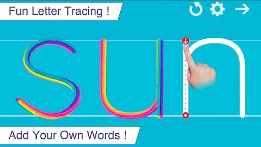 Screenshot of Writing Wizard - Alphabet ABC