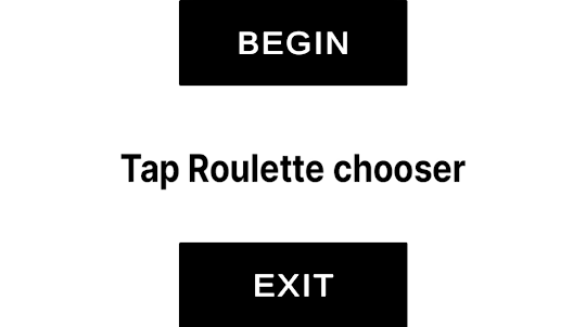 Tap Roulette Chooser