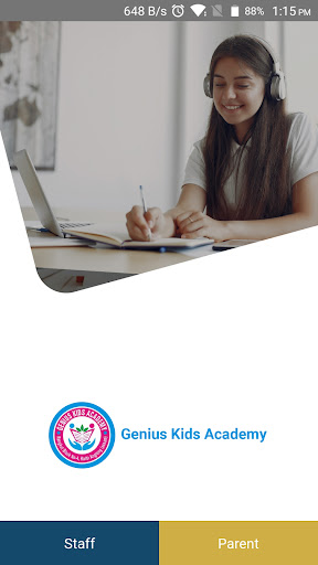 Android application Genius kids Academy screenshort