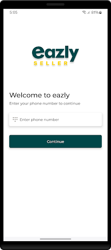 eazly SELLER Screen 2