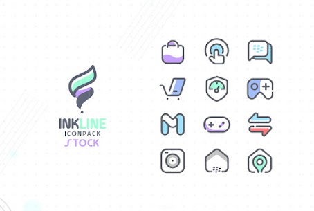 InkLine IconPack v1.7 (APK MOD) 3