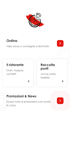 Android application Pizzeria Primavera Express screenshort